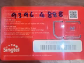 新电信 singtel 新卡 93964888