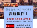 0中介费！0中介费！0中介费！ 电子工厂操作员/普工