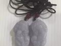 天然翡翠男女吊坠
