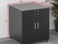 60×60×59，带轮子多功能柜。