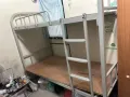 上下铁床一套带床板出售