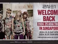 2NE1 新加坡站 12月21号和22号的门票
