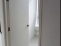白色木门带门框门锁