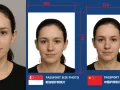 中国护照照片/新加坡护照照片/证件照