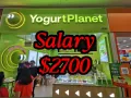 冰淇淋店长助理$2700, 公民和PR 40岁或以上。中文