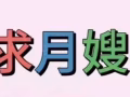 寻找月嫂