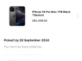 iPhone 16Pro M, Black 1TB