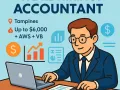 会计 Accountant（建筑行业）| Tampines | 月薪高达 $6,500 + AWS + 花红