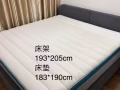 出售闲置品牌双人床床垫
