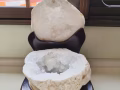 極品白水晶聚寶盆