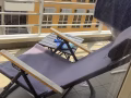 chair and table