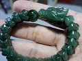和田玉碧玉 龙鳞手串 ( 全新 )