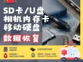 # 数据恢复，恢复文件，U 盘文件, SD卡，移动硬盘，免费检查，无法恢复不收费