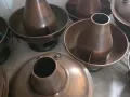 老北京涮羊肉的铜火锅