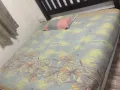 出售自用加宽加厚双人床垫 和三个单人床