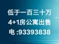 低于一百三十万 4+1房公寓出售 电 :93393838