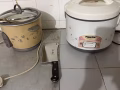 搬家新住所不能煮转让99新电饭煲锅送没用一次砍骨头的刀
